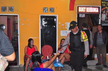 Jelang pemilu, Polres Palangka Raya gelar razia di tempat lokalisasi