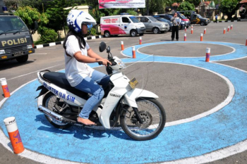 Gagal praktik bikin SIM C bisa diulang di hari yang sama, maksimal tiga kali