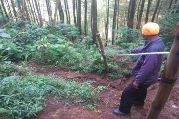 Cuaca membaik, puluhan warga lereng Gunung Andong tinggalkan pengungsian