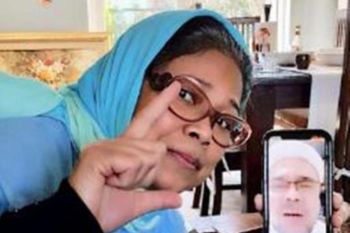 Habib Rizieq sapa pendukung Prabowo-Sandi di Inggris
