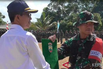 Dandim targetkan semenisasi 1.139 meter rampung sebulan