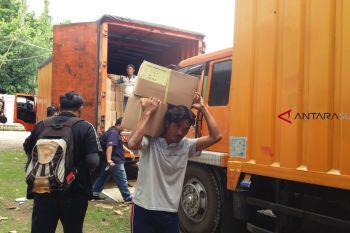 Surat suara Pemilu sudah tiba di KPU Palembang