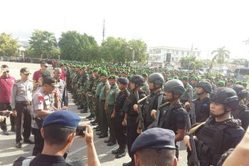Gabungan personel TNI-Polri kawal kedatangan Presiden