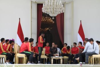 Jumlah bonus per pemain Timnas U-22 yang diberikan Jokowi