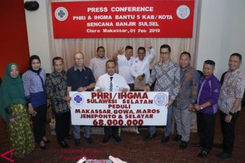 PHRI-IHGM salurkan bantuan banjir Sulsel