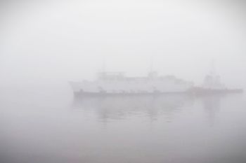 Kabut tebal ganggu jarak pandang di Sungai Mentaya
