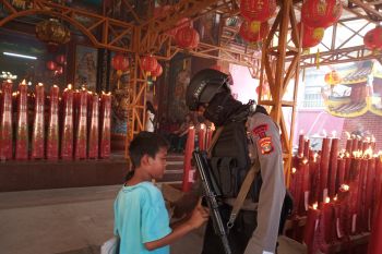 Polres Waykanan jaga keamanan dan ketertiban saat Imlek
