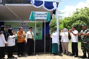 Pedukuhan Sembung diresmikan sebagai kampung gizi
