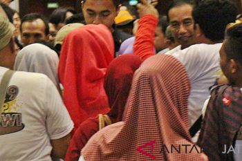 Ribuan pengusaha sambut meriah Presiden di De Tjolomadoe