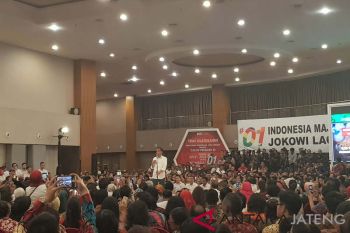 Jokowi sebut elektabilitasnya di Jateng turun 2 persen