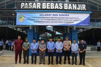 Bupati Nadalsyah resmikan sejumlah pasar rakyat