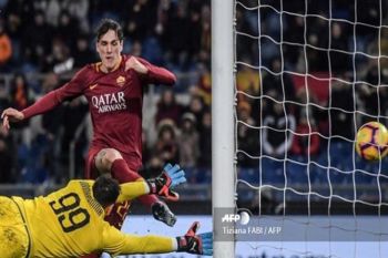Gol Zaniolo Selamatkan Poin Untuk Roma Saat Ladeni Milan