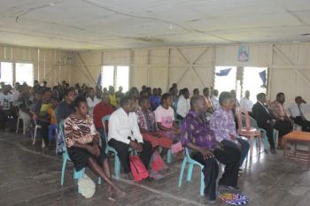 Bupati Asmat hadiri misa syukur penahbisan Pastor Moses