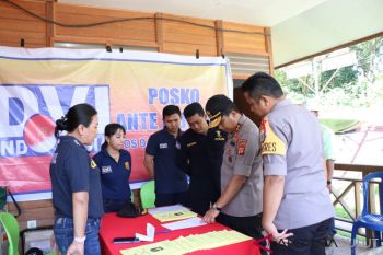 Kapolda Sulut tinjau lokasi longsor di penambangan