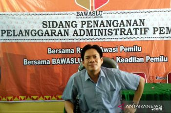 Bawaslu Bandarlampung Berikan Teguran Tertulis Caleg Langgar Aturan