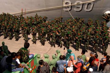 600 prajurit Kostrad asal Makassar, tiba di Papua