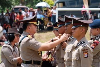 Kapolda Banten Lantik 189 Bintara Polri SPN Mandalawangi