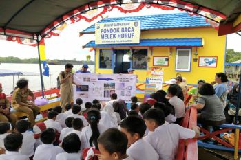 Ditpolairud Kalteng dorong peningkatan minat baca masyarakat pesisir dan terpencil
