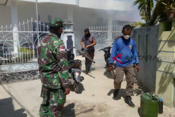 Kodim 0911 Nunukan "fogging" rumah warga cegah DBD