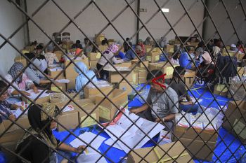 Pelipatan surat suara di Kabupaten Sukabumi