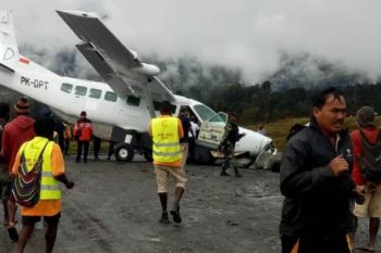 Pesawat Dabi Air tergelincir di Ilaga