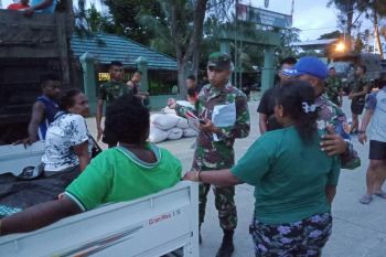 TNI amankan 476 KG kayu masohi tanpa dokumen di perbatasan RI-PNG