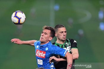 Napoli ditahan imbang di kandang Sassuolo