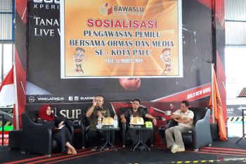 Bawaslu ajak ormas dan media awasi pemilu di Kota Palu