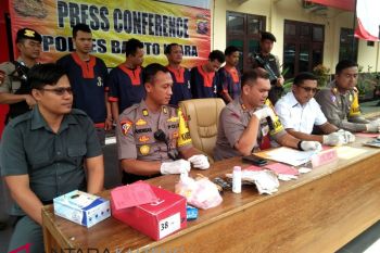 Selama tiga bulan, Polres Barito Utara bekuk lima tersangka narkoba