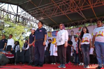 Ribuan Warga Metro Deklarasi Dukung Jokowi-Amin
