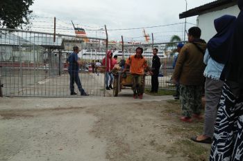 Aktivitas di pelabuhan Pantoloan Palu mulai pulih