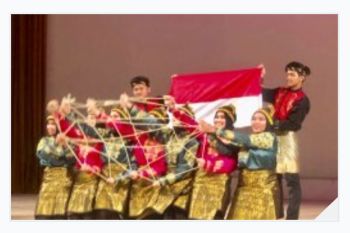 Tim kesenian Indonesia torehkan prestasi di Rusia