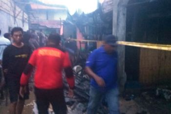 Dua rumah terbakar di belakang SPBU Entrop Jayapura