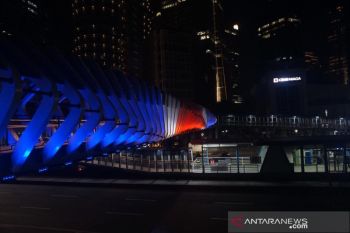 Lampu solidaritas menyala untuk para korban penembakan di masjid Selandia Baru