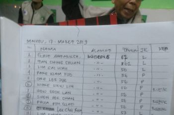 Ini nama korban longsoran air terjun Tiu Kelep di Puskesmas Bayan