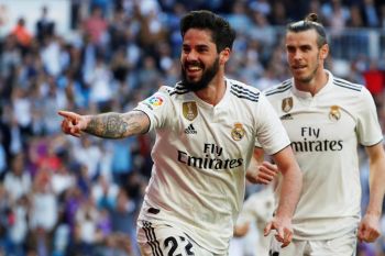 Isco dan Bale cetak gol kemenangan sekembalinya Zidane
