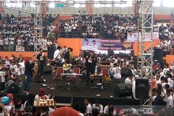 Ribuan pendukung Jokowi/Amin ikuti Apel Siaga Relawan Banyumas Bersatu (VIDEO)