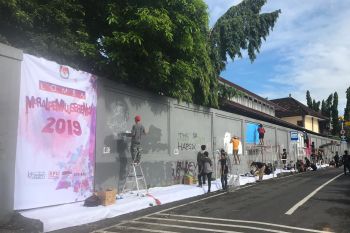 KPU Bali Gelar Lomba Mural Pemilu 2019