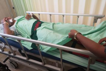 Ketua KPU Inhil alami kecelakaan parah. Begini kondisinya