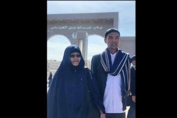 Jenazah ibunda Ustadz Abdul Somad tiba di Asahan