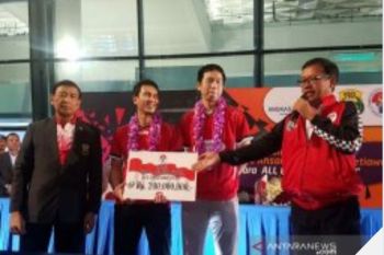 Juara All England Hendra/Ahsan disambut Wiranto