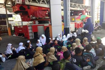 Damkar Bojonegoro jadi ajang wisata edukasi siswa
