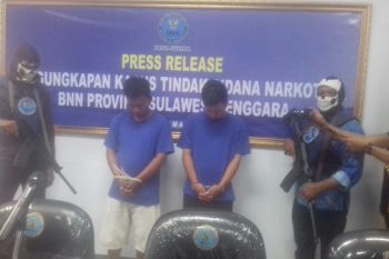 Seminggu, BNNP Sultra ringkus dua kurir narkoba