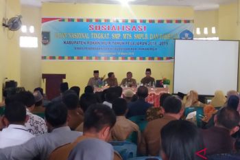 12.248 siswa SMP/MTs Rokan Hilir akan ikuti UN