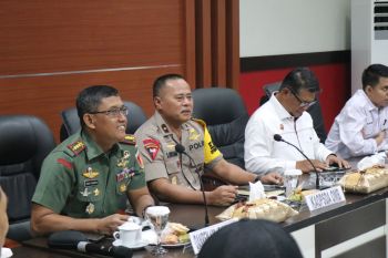 Kapolda Sulteng ikuti vidio conference Rakor Pengamanan Pemilu