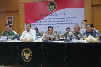 500-an ribu personel TNI-Polri amankan Pemilu