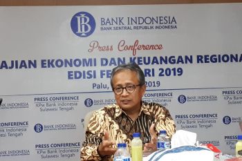 BI: Ekonomi Sulteng 2018 tetap tumbuih meski dilanda bencana besar