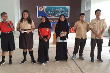 Jubi gelar pelatihan jurnalis bagi pelajar SMA di Jayapura