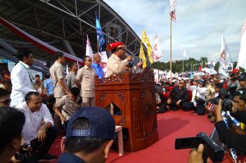 Kampanye Prabowo di Makassar dihadiri puluhan ribu massa