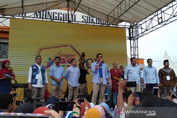 Ribuan orang hadiri kampanye terbuka Sandiaga